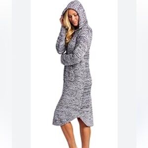 Softies 42" Marshmallow Hooded Lounger Heather Black